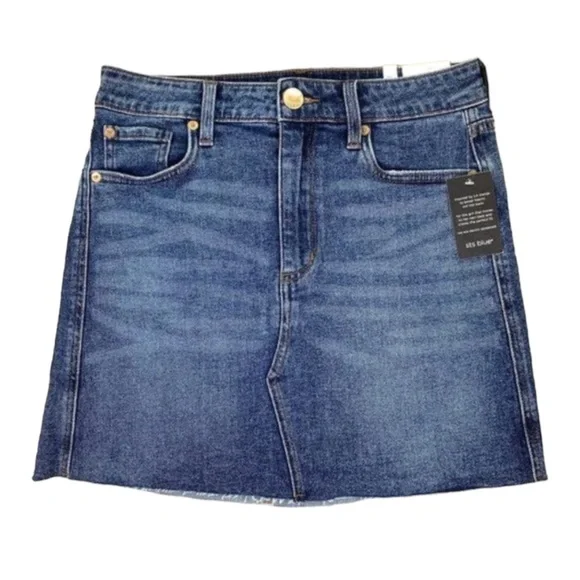 SOLD! STS Blue Emily Raw Hem Denim Mini Skirt - Picture 1 of 9
